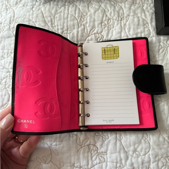 Chanel Cambon leather agenda Planner with dust cloth/box - Picture 4 of 9